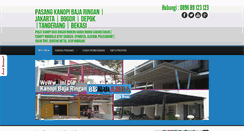 Desktop Screenshot of canopybajaringanmurah.com